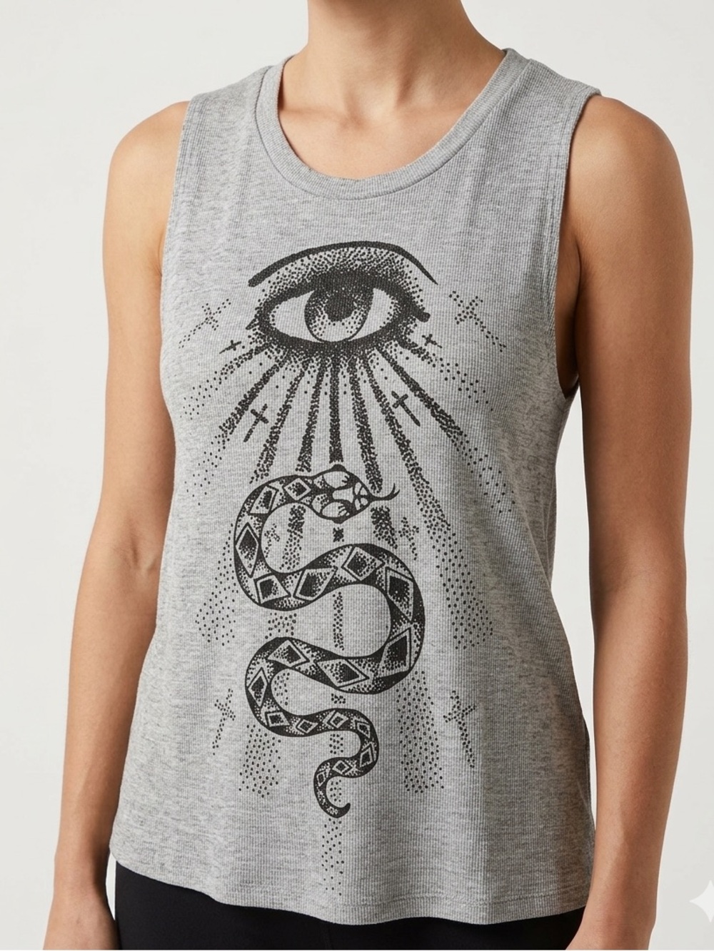DAYDREAMER LA Snake Eye Muscle Tank Vintage Rock Boho